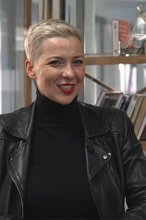 Portrait von Maria Kalesnikava