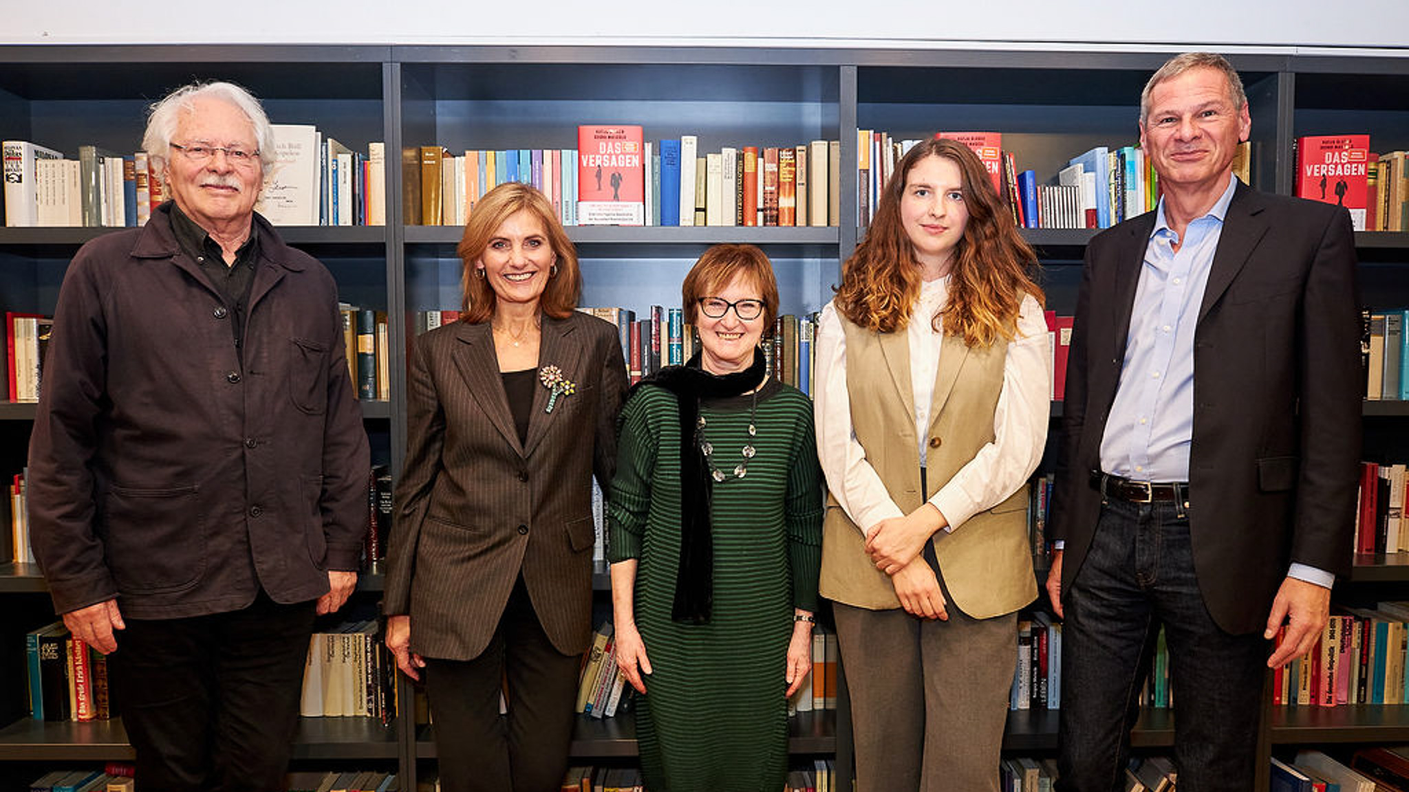 Thomas Roth, Katja Gloger, Anastasia Koehler und Georg Mascolo bei einer Veranstaltung im Lew Kopelew Forum