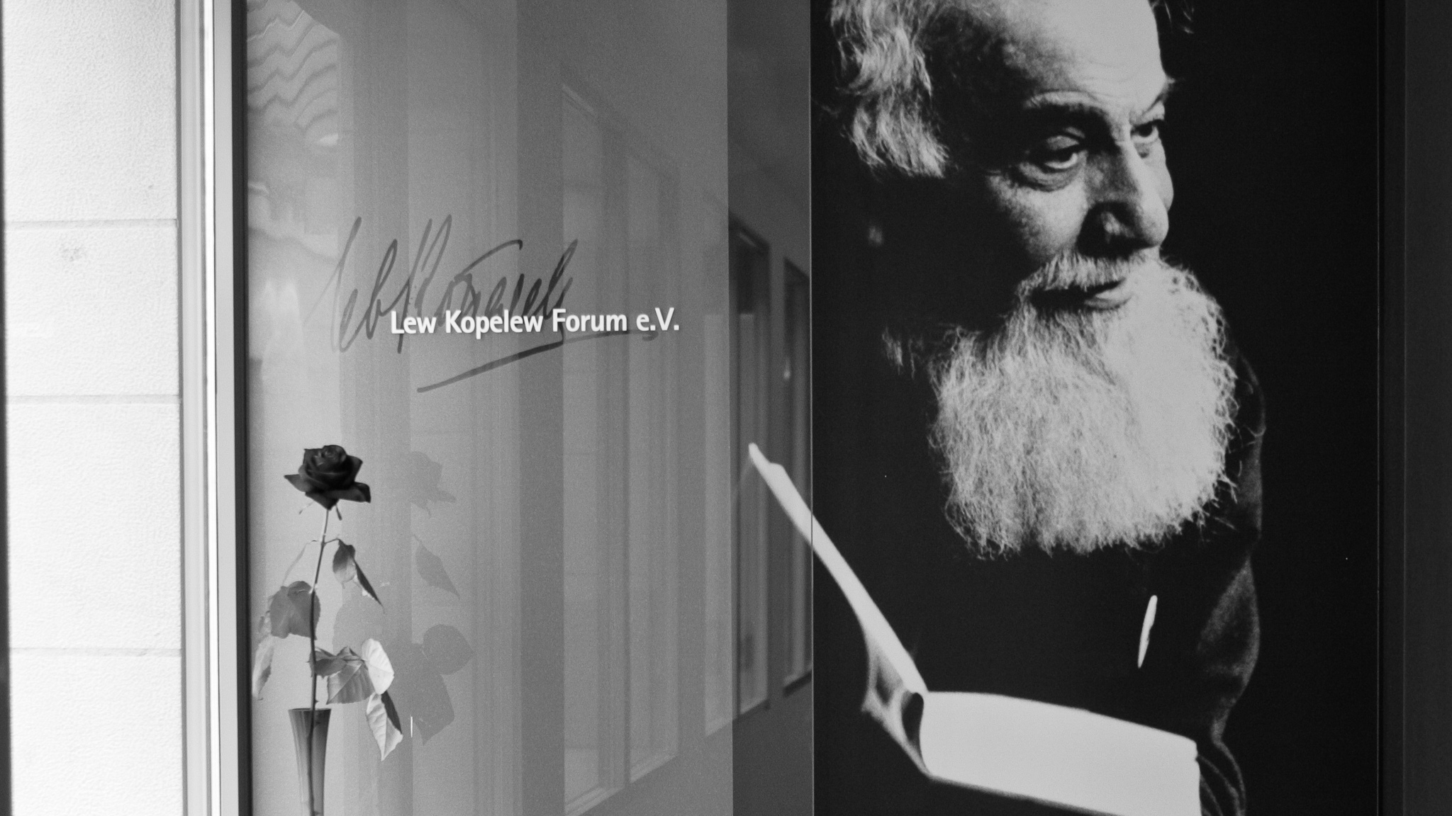Portrait von Lew Kopelew in der Dauerausstellung