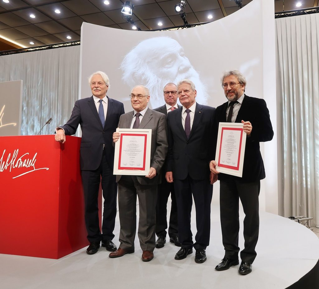 Lew Kopelew Preis 2017 Preisträger Lew Gudkov und Can Dündar