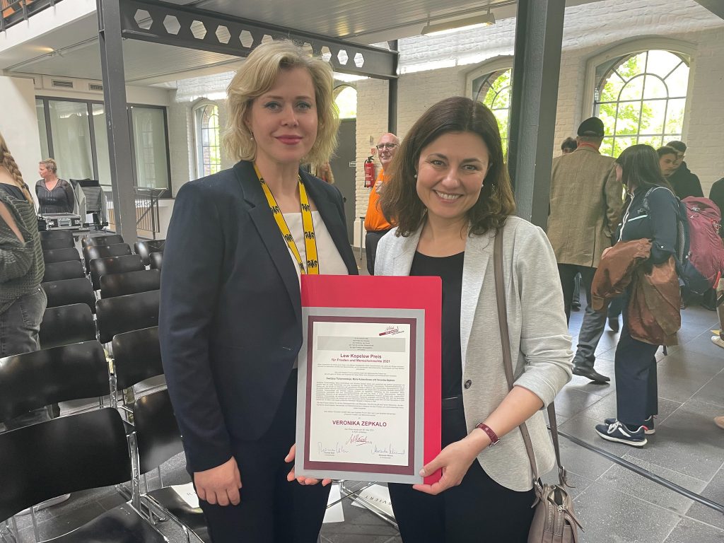 Lew Kopelew Preis 2021 Preisträger Veronika Zepka