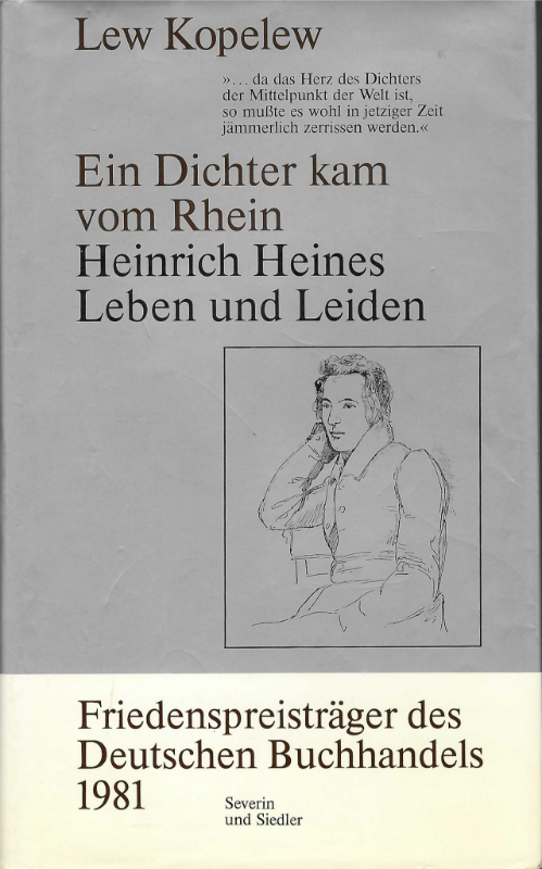 Buchcover Lew Kopelew - Der Dichter kam vom Rhein