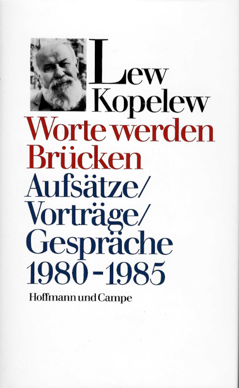 Buchcover Lew Kopelew Worte werden Brücken